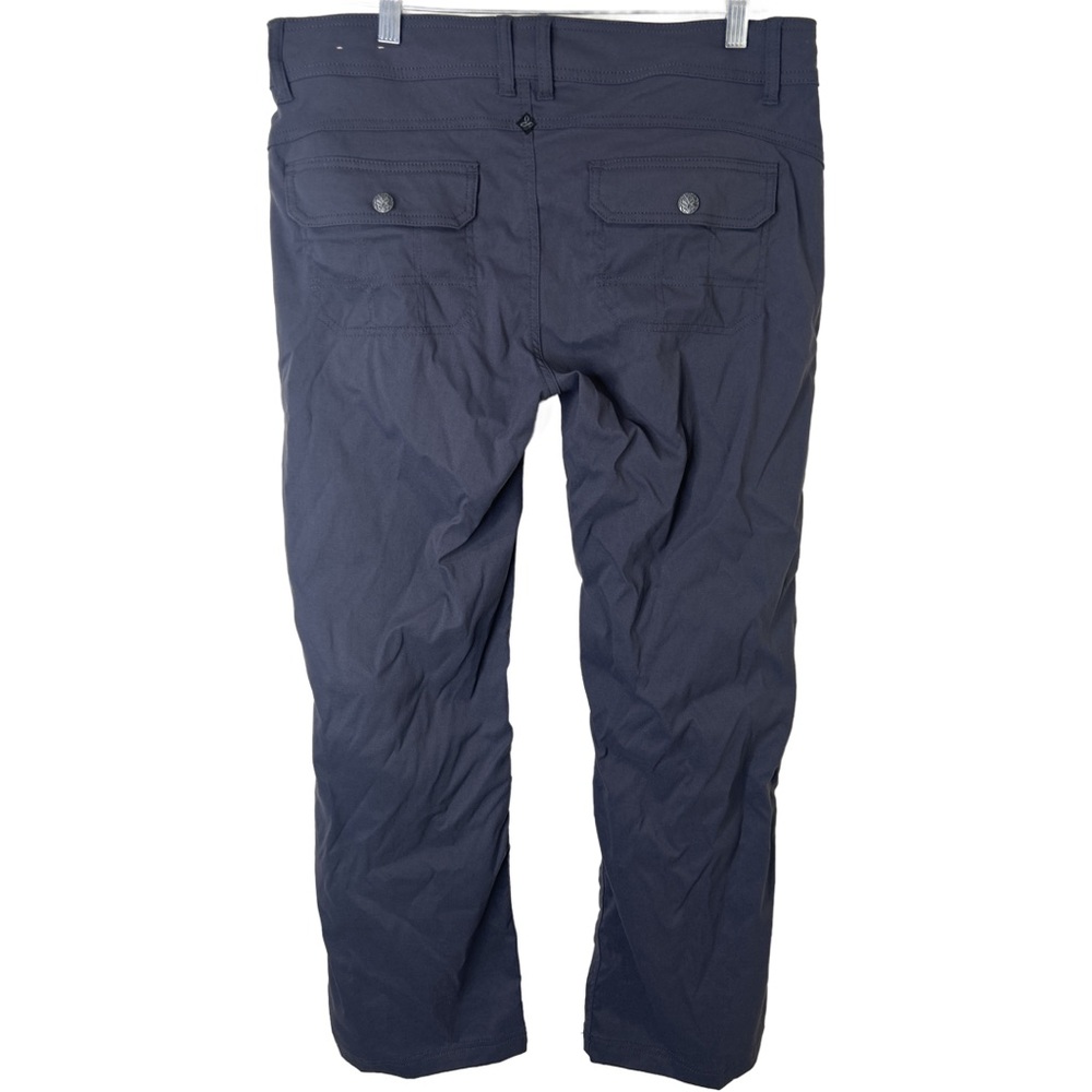PRANA Halle Straight Convertible Hiking Pants Charcoal Gray Size 12 - Picture 2 of 16